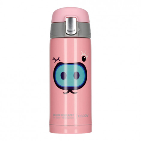 Termospudel Asobu Peek-A-Boo Pink, 200 ml