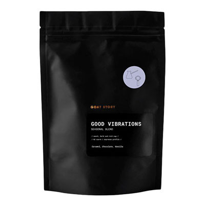 Grains de café de spécialité Goat Story Good Vibrations Seasonal Blend, 500 g