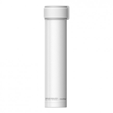 Thermo fles Asobu “Skinny Mini White”, 230 ml