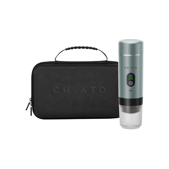 CHiATO brewPLAY Smart Traveller draagbare espressomaker set – Grijs