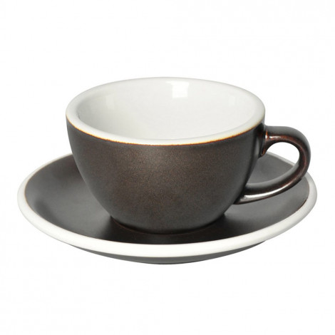 Cappuccino cup with a saucer Loveramics “Egg Gunpowder”, 250 ml
