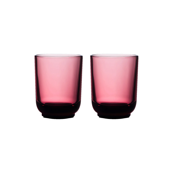 Fellow Pirch Latte Garnet zestaw szklanek, 2 szt. x 325 ml