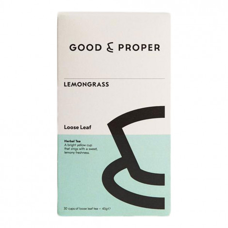 Zāļu tēja Good and Proper Lemongrass, 45 g