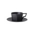 Cup with a saucer Kinto OCT Black, 220 ml