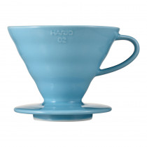 Ceramic coffee dripper Hario V60-02 Blue