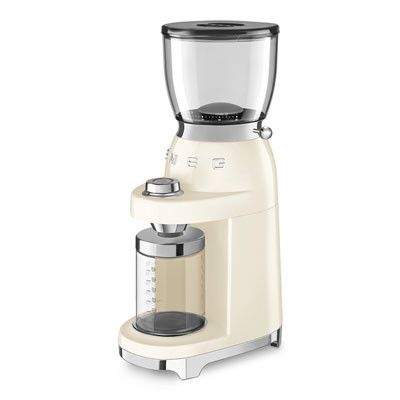 Coffee grinder Smeg 50’s Style CGF01CRUK Cream