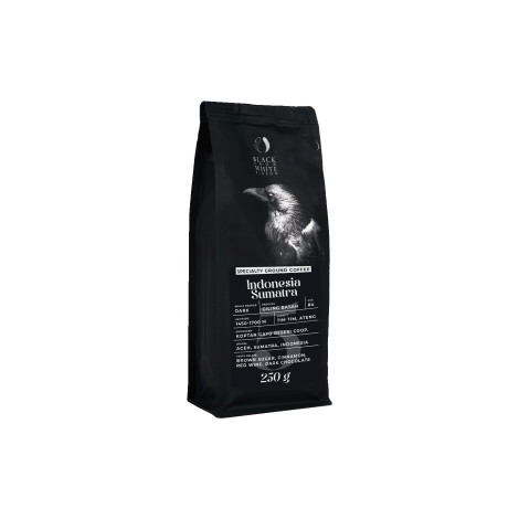 Speciale gemalen koffie Black Crow White Pigeon Indonesia Sumatra, 250 g