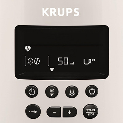 Krups Essential EA816170 automatinis kavos aparatas – baltas