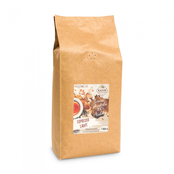 Kavos pupelės Kavos Gurmanai „Espresso Light“, 1 kg Kavos pupelės Kavos Gurmanai „Espresso Light“, 1 kg