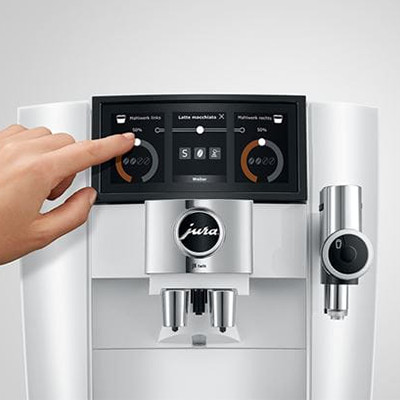 JURA J8 twin Diamond White (EA) Kaffeevollautomat