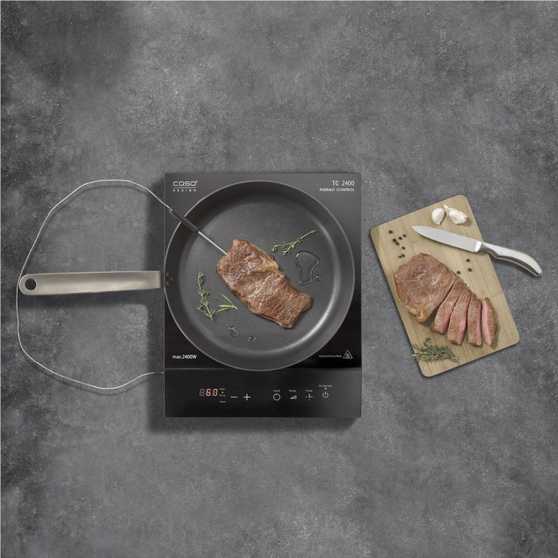 Caso Design TC 2400 ThermoControl Portable Induction Hob – Black