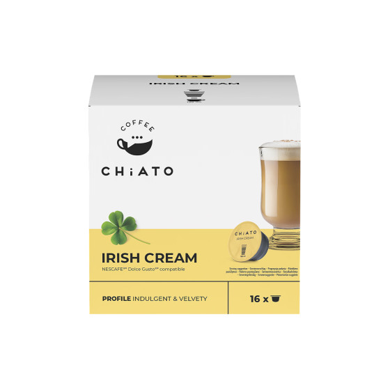 Kaffekapslar kompatibla med NESCAFÉ® Dolce Gusto® CHiATO Irish Cream, 16 st.