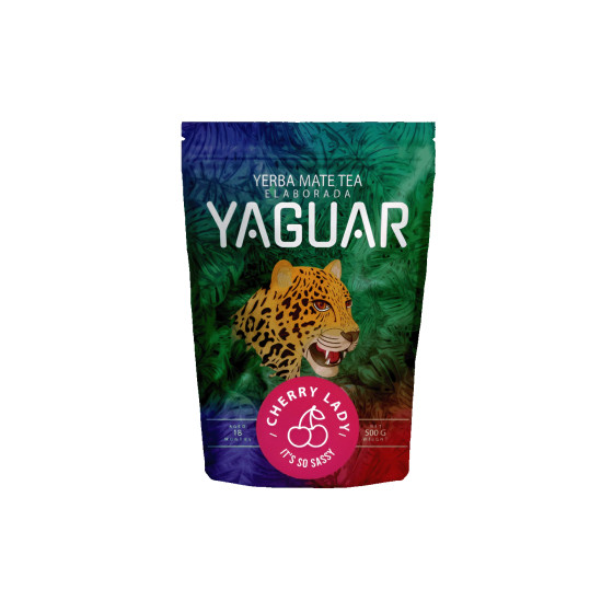 Mate te Yaguar Cherry Lady, 500 g