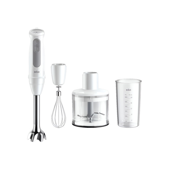 Blender ręczny Braun MultiQuick 5 MQ 50236 M z akcesoriami – 1000 W, biały
