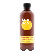 Naturligt kolsyrat te Sun365 ”Melissa Herb Kombucha”, 500 ml