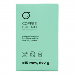 Universalios kavos aparatų valymo tabletės „For Better Coffee“, 8 vnt.