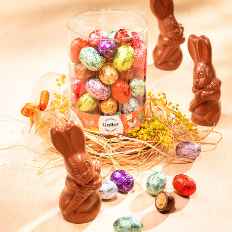 Assortiment de bonbons au chocolat Galler „Easter Eggs Selection Tube, 500 g