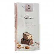 Melkchocolade met amandelen en gemalen nougat Laurence “Classy White Monaco”, 4 x 35gr