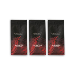 Specializēto kafijas pupiņu komplekts Indonesia Sumatra, 3 x 250 g