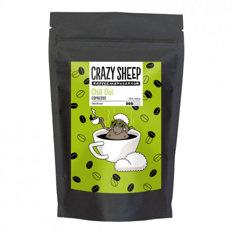 Kaffeebohnen Crazy Sheep Kaffeemanufaktur „Chill Out Espresso entkoffeiniert“, 1 kg