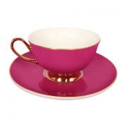 Tasse et soucoupe Bombay Duck “Piccadilly Pink”, 180 ml