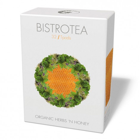 Organic herbal infusion Bistro Tea “Herbs’n Honey”, 32 pcs.
