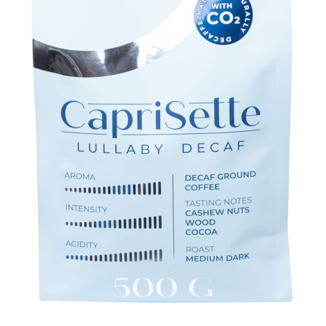 Kawa ziarnista bezkofeinowa Caprisette Lullaby Decaf, 1 kg