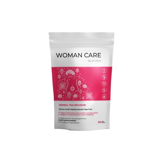 Ziołowa herbata ACORUS Woman Care, 2 x 30 szt.