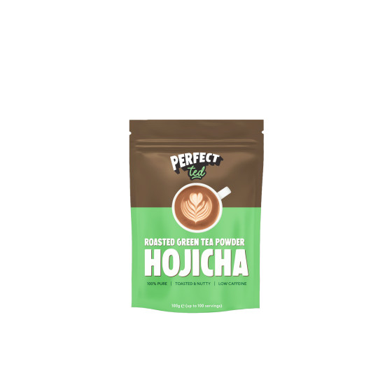 PerfectTed Hojicha rostat grönt tepulver, 100 g