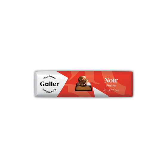 Schokoladenriegel Galler Dark Praline, 70 g