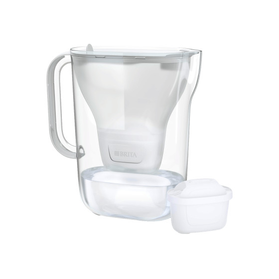 BRITA Style Essential MXPRO LED Waterfilterkan, 2,4 l - Wit