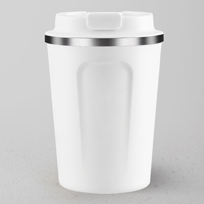 Thermo mug Asobu Coffee Compact White, 380 ml