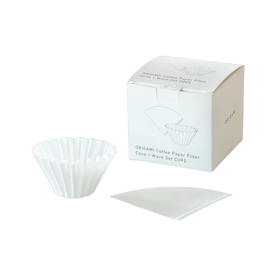 Origami S papīra filtri – viļņveida