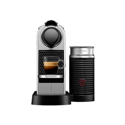 Nespresso Citiz & Milk Silver kapsulinis kavos aparatas, atnaujintas
