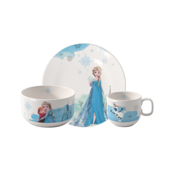 Villeroy & Boch Disney Frozen zestaw naczyń dla dzieci, 3 elementy