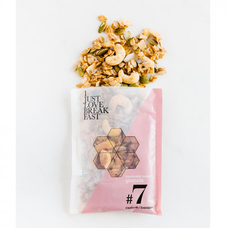 Luomu granola, cashewpähkinä ja banaani IJLB ”#7”, 40 g