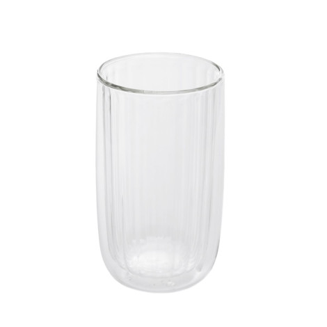Szklanki z podwójnego szkła Homla CEMBRA GROOVE, 2 x 350 ml