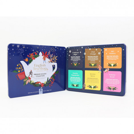 Thee set English Tea Shop “Premium Holiday Collection Blue Gift Tin”, 36 pcs.
