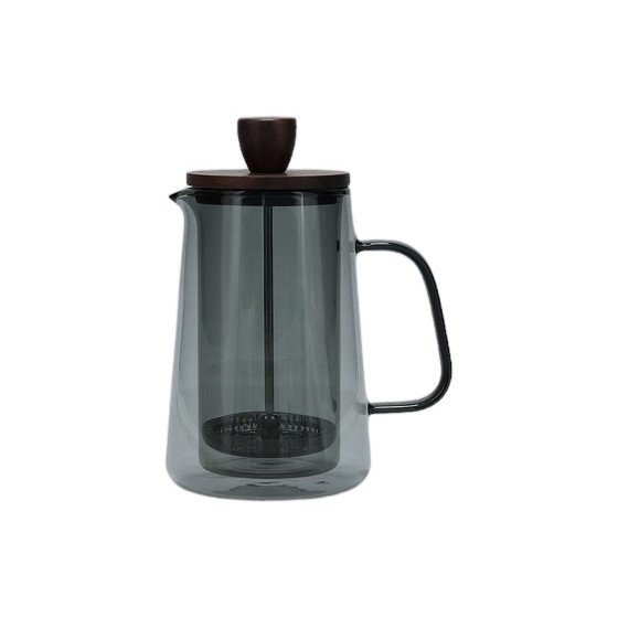 S|P Collection Luma Grey kaffekanna med glasfilter och lock, 350 ml