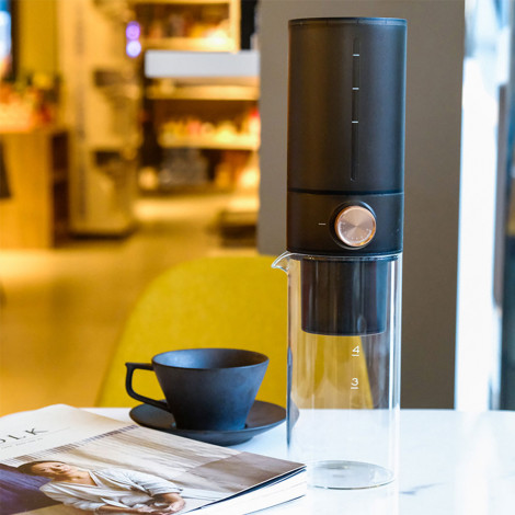 Machine à thé et à café glacés électrique jaune