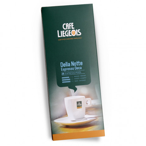 Kahvitabletit Café Liégeois ”Della Notte Espresso Deca”, 25 kpl.