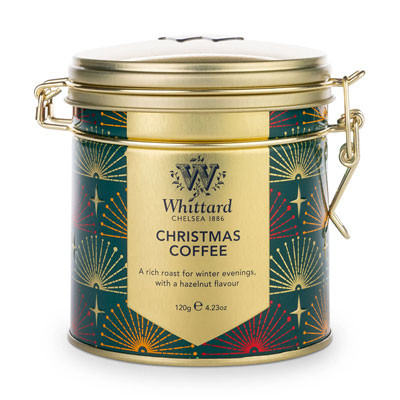 Gearomatiseerde gemalen koffie Whittard of Chelsea “Christmas Coffee”, 120 g
