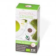 Capsules de thé bio pour machines Nespresso® Bistro Tea Green Tea Lemon, 10 pcs.