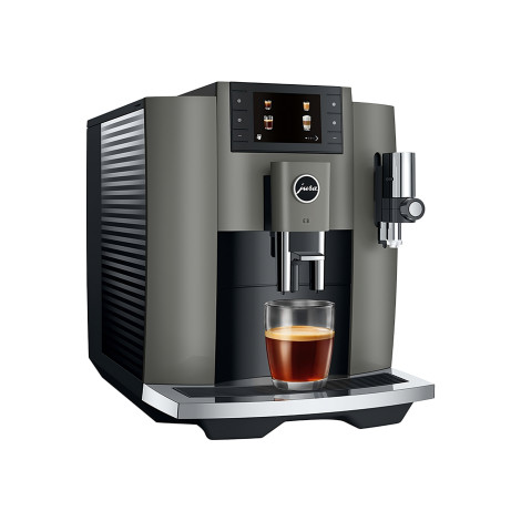 JURA E8 Dark Inox (EC) täisautomaatne kohvimasin – hall