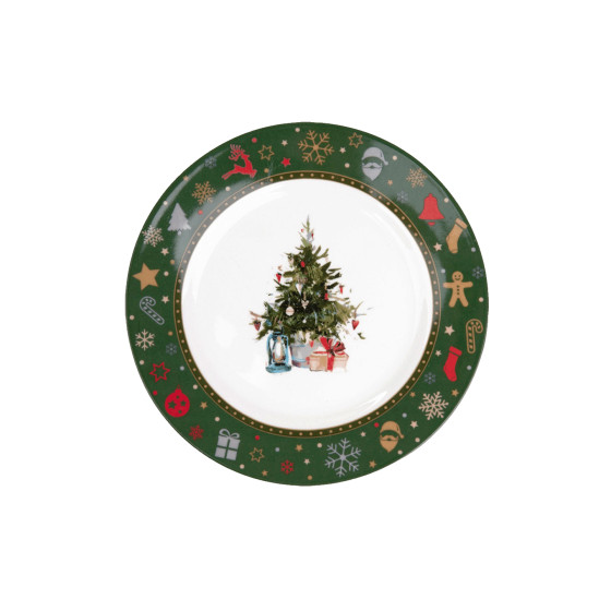 Talerz Homla KALVEN Deep Green, 22 cm