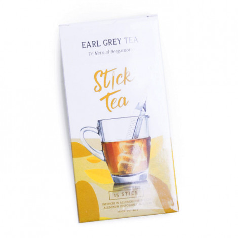 Tseiloni must tee Stick Tea Earl Grey Tea, 15 tk.