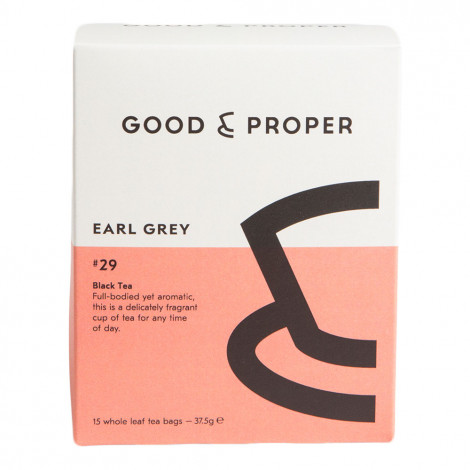 Melnā tēja Good & Proper “Earl Grey”, 15 gab.