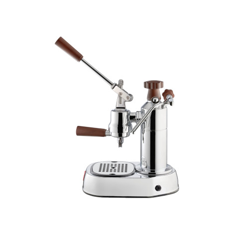 La Pavoni Europiccola Lusso Wooden Handles Lever Espresso Coffee Machine