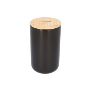 Pojemnik ceramiczny z bambusową pokrywką Homla DOWAN, 10 x 17 cm
