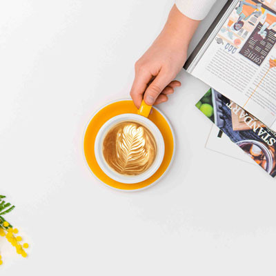 Set med kaffekapslar kompatibla med Dolce Gusto® NESCAFÉ Dolce Gusto ”Flat White”, 3 x 16 st.